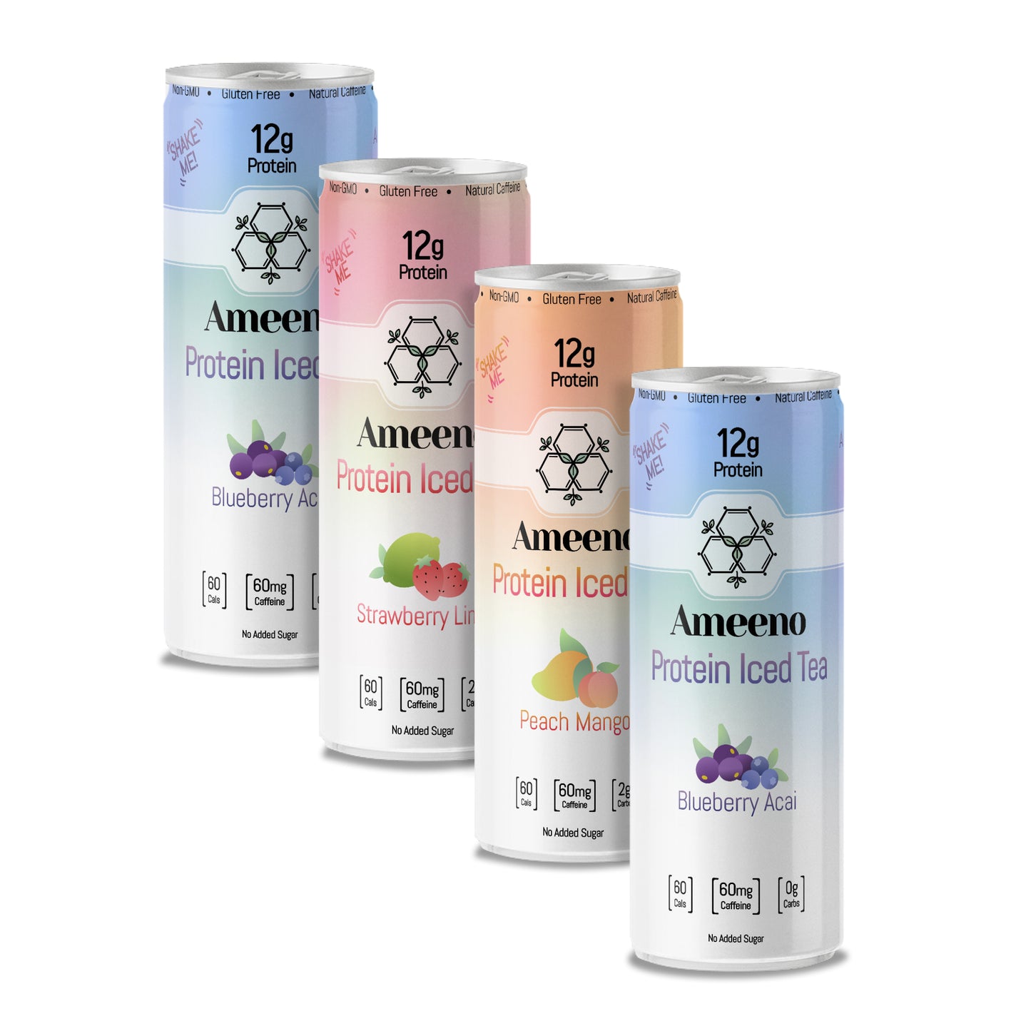 1 can of each flavor plus a bonus blueberry acai .